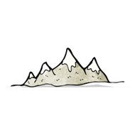 Cartoon Mountain Range N4