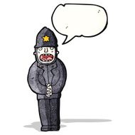 Cartoon Policeman N8