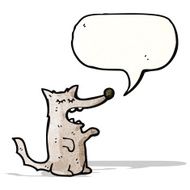 Cartoon Wolf N58