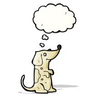 cute funny little dog cartoon