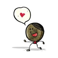 cartoon man in love N21