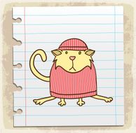 Cat cartoon illustration N4