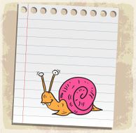 snail cartoon illustration