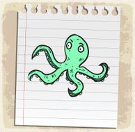 cartoon octopus illustration