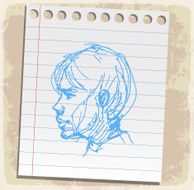 sketch face