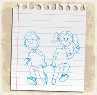 Cartoon student illustration N3