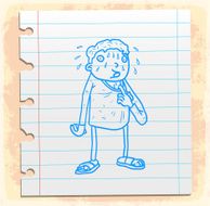 Cartoon hot illustration