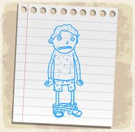 Cartoon humiliation illustration
