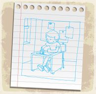 Cartoon back to school illustration N4
