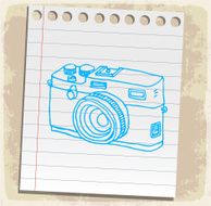 Cartoon old camera illustration N5