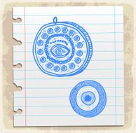 Cartoon lucky charm illustration N2