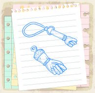 Cartoon lucky charm illustration N4