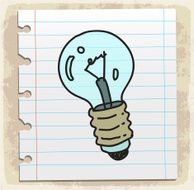 Cartoon lamp illustration N2