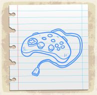 game pad Cartoon illustration