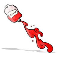 cartoon blood bag N6
