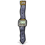 cartoon digital wrist watch
