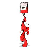 cartoon blood bag N7