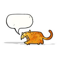 cartoon angry cat N4