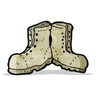 cartoon old boots