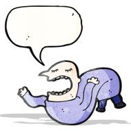 floating man cartoon