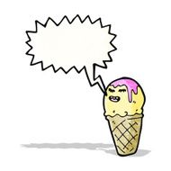 ice cream cone cartoon character N10