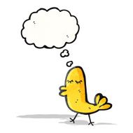 funny cartoon bird N21