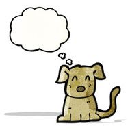 cartoon little dog N44