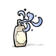 cartoon spray can N9