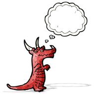 Cartoon Welsh Dragon N2