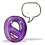 Cartoon Number Zero N5