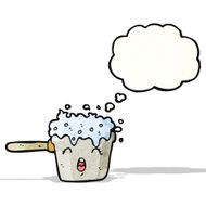 bubbling kitchen pan cartoon
