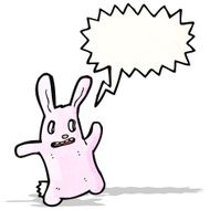 crazy spooky bunny rabbit cartoon