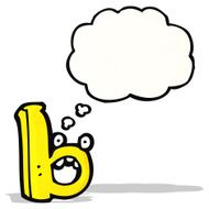 Cartoon Letter B N10