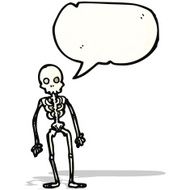 Cartoon Skeleton N8