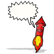 Cartoon Firework Rocket N12
