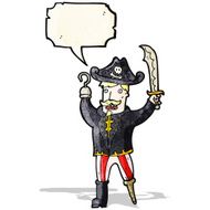 Cartoon Pirate Captain N23