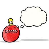 Cartoon Christmas Bauble N53