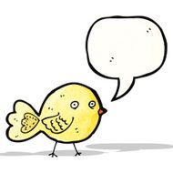 funny cartoon bird N24