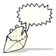 cartoon surprise letter