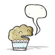 talking cupcake cartoon
