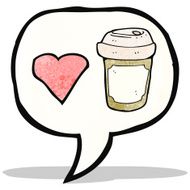 I love coffee symbol