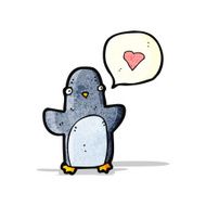 cartoon funny penguin
