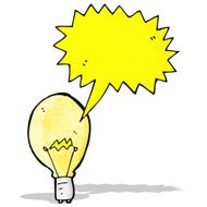 Cartoon Light Bulb N71