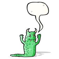 cartoon happy monster N2