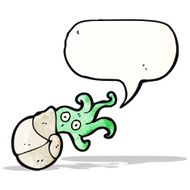 Nautilus Squid Cartoon N2
