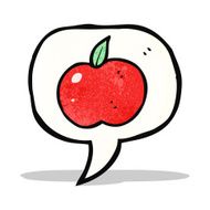 cartoon apple symbol