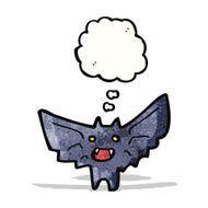 cartoon spooky bat N6