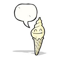 Ice Cream Cartoon Character N4