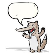 Hungry Wolf Cartoon N3