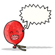 cartoon floating balloon N6